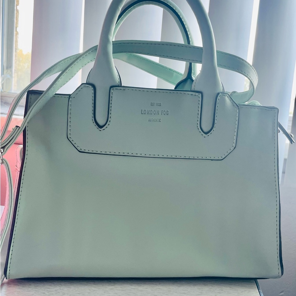 London Fog Light Green Satchel